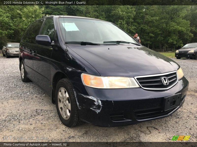 Midnight Blue Pearl / Quartz 2003 Honda Odyssey EX-L