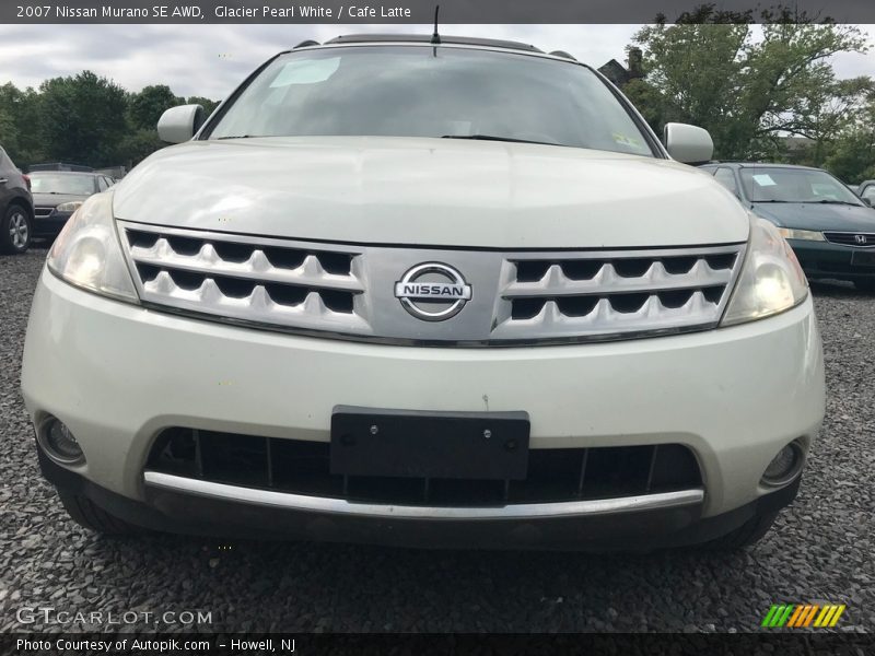 Glacier Pearl White / Cafe Latte 2007 Nissan Murano SE AWD