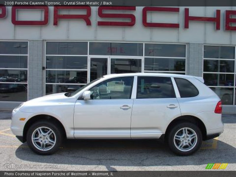 Crystal Silver Metallic / Black 2008 Porsche Cayenne Tiptronic
