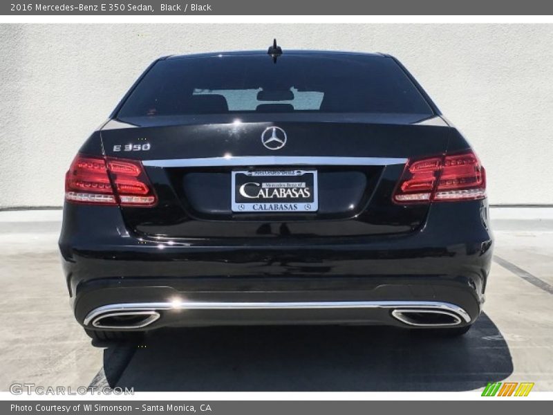 Black / Black 2016 Mercedes-Benz E 350 Sedan