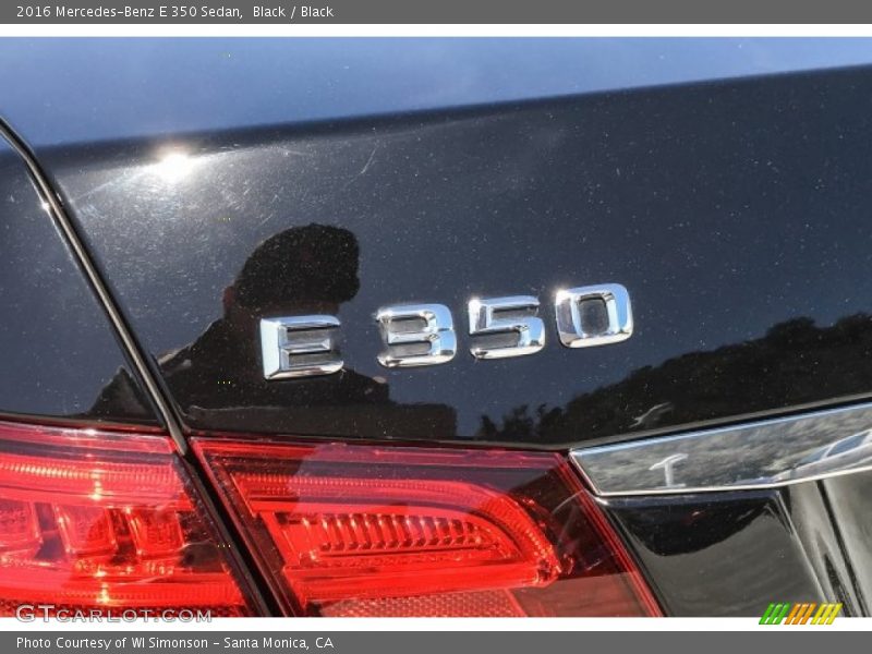 Black / Black 2016 Mercedes-Benz E 350 Sedan