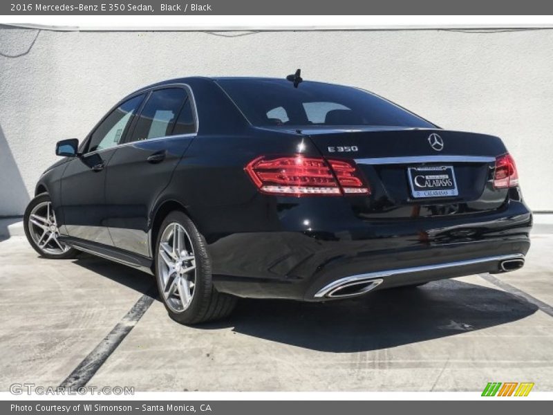 Black / Black 2016 Mercedes-Benz E 350 Sedan