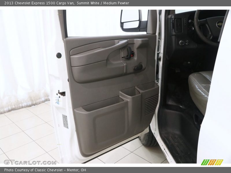 Summit White / Medium Pewter 2013 Chevrolet Express 1500 Cargo Van