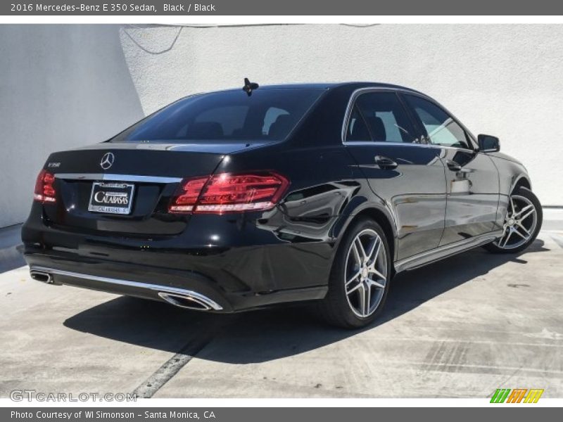 Black / Black 2016 Mercedes-Benz E 350 Sedan