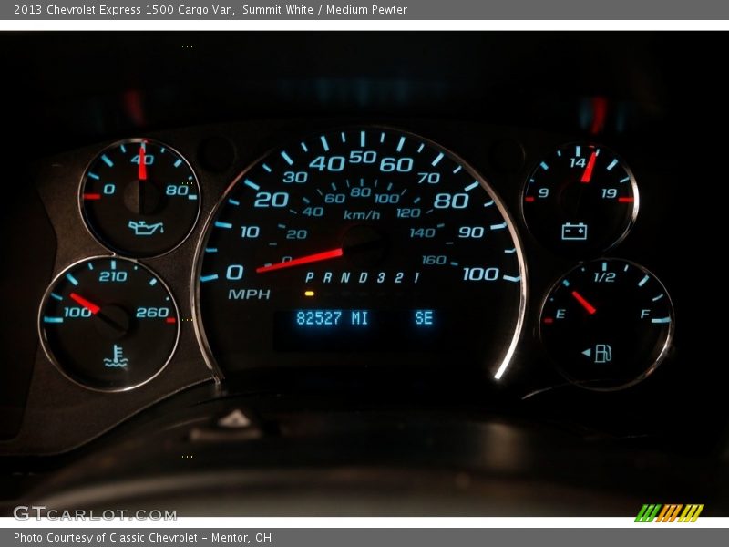 Summit White / Medium Pewter 2013 Chevrolet Express 1500 Cargo Van