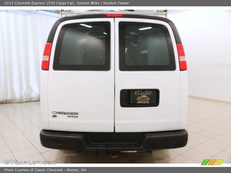 Summit White / Medium Pewter 2013 Chevrolet Express 1500 Cargo Van