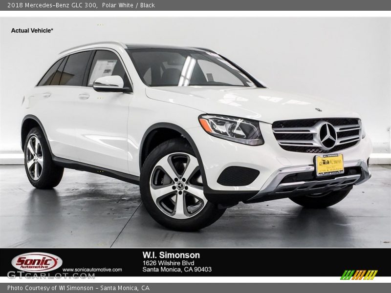 Polar White / Black 2018 Mercedes-Benz GLC 300