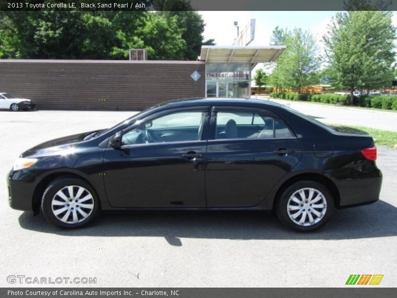Black Sand Pearl / Ash 2013 Toyota Corolla LE