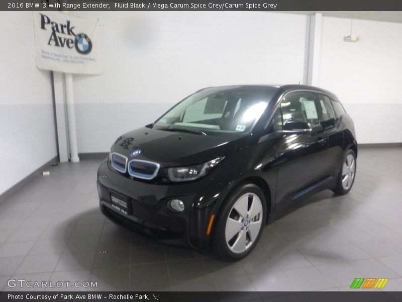 Fluid Black / Mega Carum Spice Grey/Carum Spice Grey 2016 BMW i3 with Range Extender