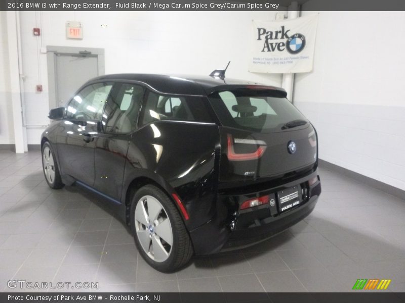 Fluid Black / Mega Carum Spice Grey/Carum Spice Grey 2016 BMW i3 with Range Extender