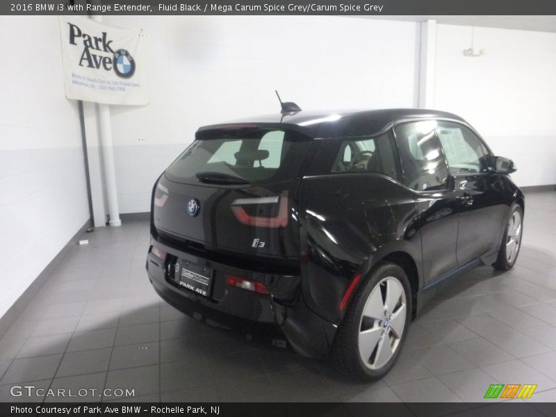 Fluid Black / Mega Carum Spice Grey/Carum Spice Grey 2016 BMW i3 with Range Extender