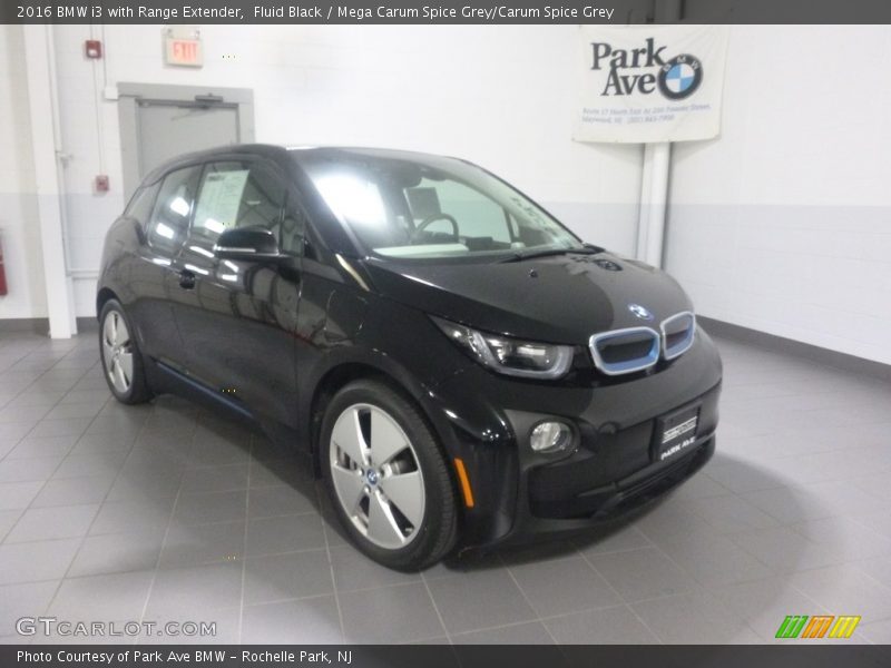 Fluid Black / Mega Carum Spice Grey/Carum Spice Grey 2016 BMW i3 with Range Extender