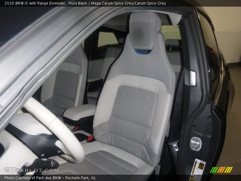 Fluid Black / Mega Carum Spice Grey/Carum Spice Grey 2016 BMW i3 with Range Extender