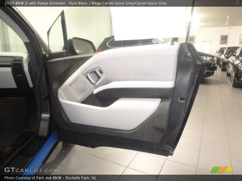 Fluid Black / Mega Carum Spice Grey/Carum Spice Grey 2016 BMW i3 with Range Extender