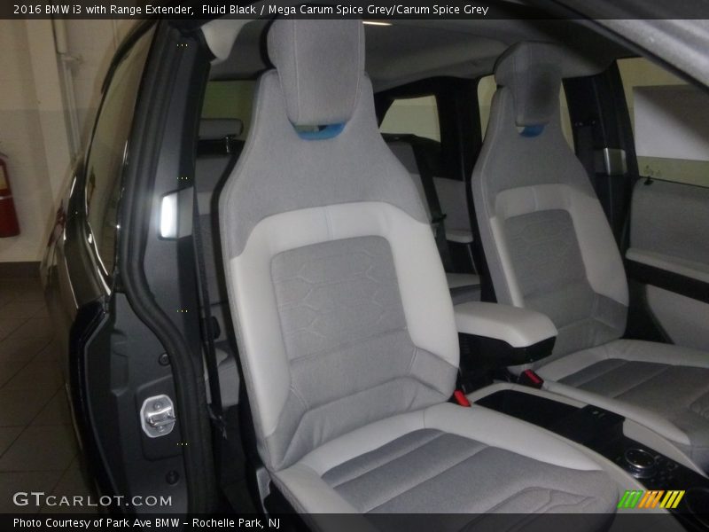 Fluid Black / Mega Carum Spice Grey/Carum Spice Grey 2016 BMW i3 with Range Extender