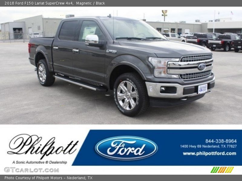 Magnetic / Black 2018 Ford F150 Lariat SuperCrew 4x4
