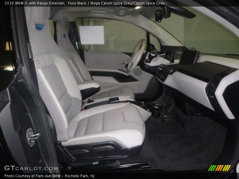 Fluid Black / Mega Carum Spice Grey/Carum Spice Grey 2016 BMW i3 with Range Extender