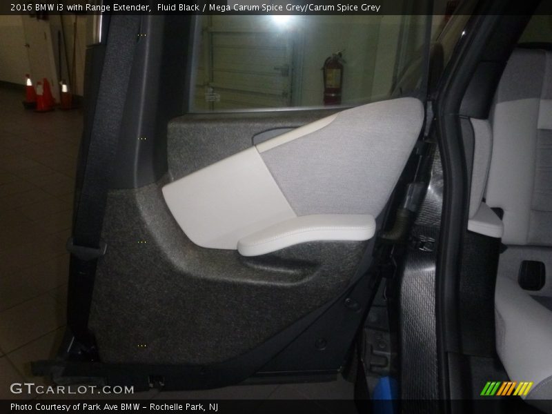 Fluid Black / Mega Carum Spice Grey/Carum Spice Grey 2016 BMW i3 with Range Extender