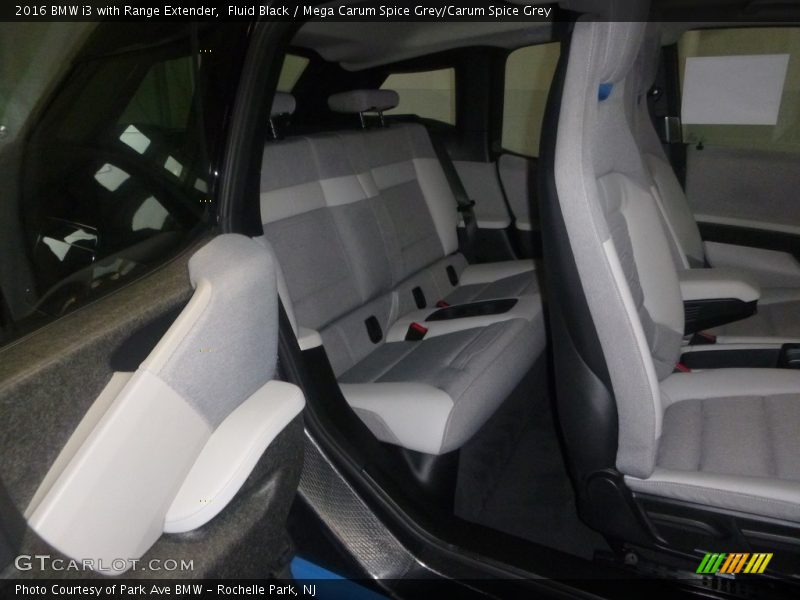 Fluid Black / Mega Carum Spice Grey/Carum Spice Grey 2016 BMW i3 with Range Extender