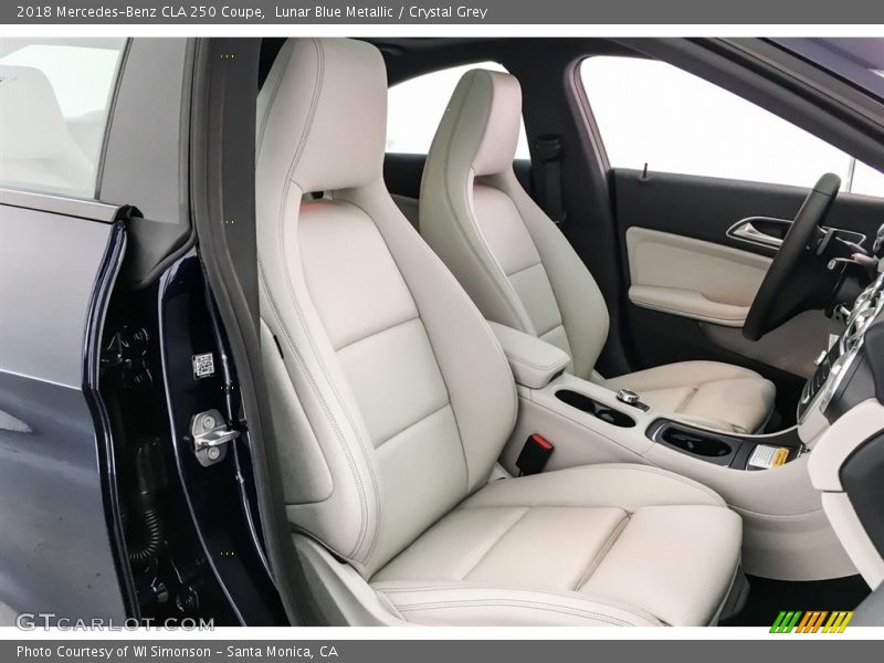 Lunar Blue Metallic / Crystal Grey 2018 Mercedes-Benz CLA 250 Coupe