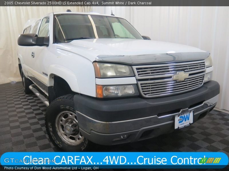 Summit White / Dark Charcoal 2005 Chevrolet Silverado 2500HD LS Extended Cab 4x4