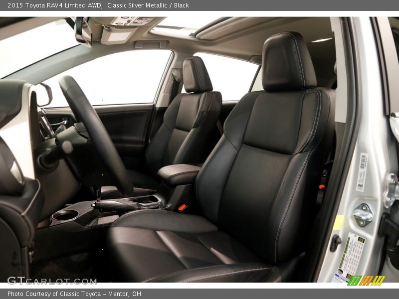 Classic Silver Metallic / Black 2015 Toyota RAV4 Limited AWD