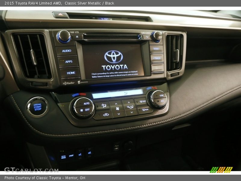 Classic Silver Metallic / Black 2015 Toyota RAV4 Limited AWD