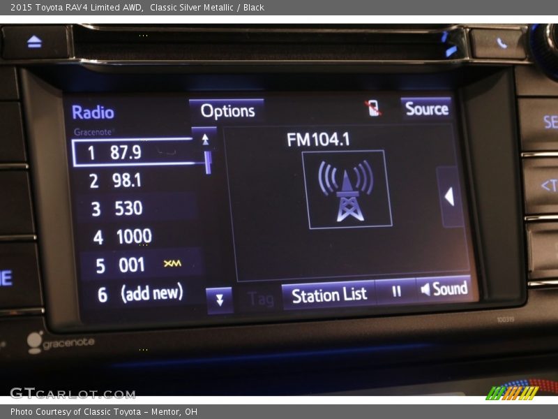 Classic Silver Metallic / Black 2015 Toyota RAV4 Limited AWD