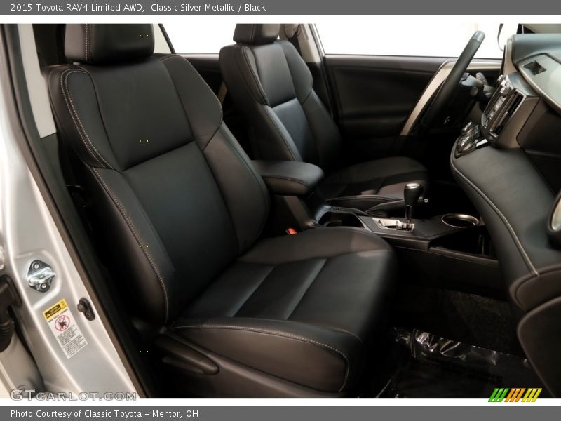 Classic Silver Metallic / Black 2015 Toyota RAV4 Limited AWD