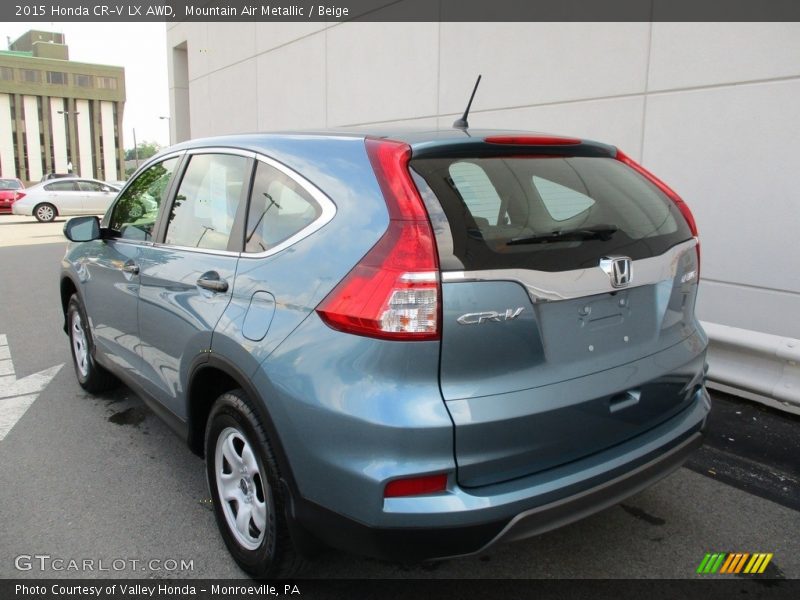 Mountain Air Metallic / Beige 2015 Honda CR-V LX AWD