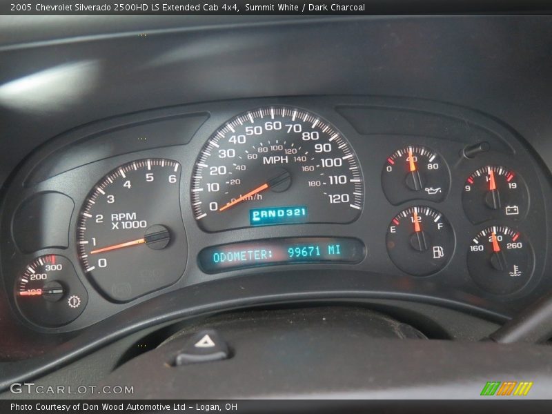 Summit White / Dark Charcoal 2005 Chevrolet Silverado 2500HD LS Extended Cab 4x4