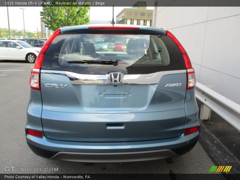 Mountain Air Metallic / Beige 2015 Honda CR-V LX AWD