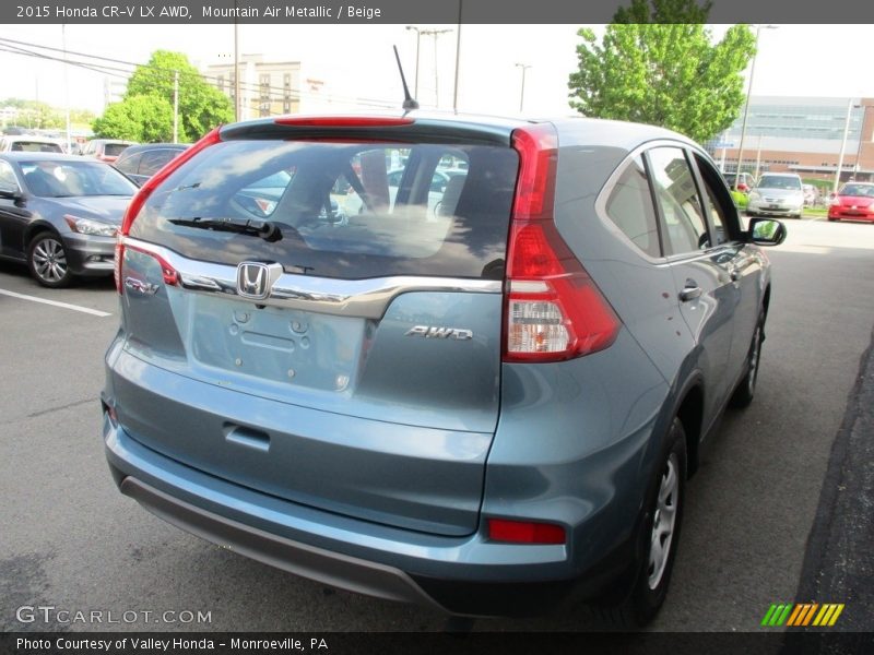 Mountain Air Metallic / Beige 2015 Honda CR-V LX AWD