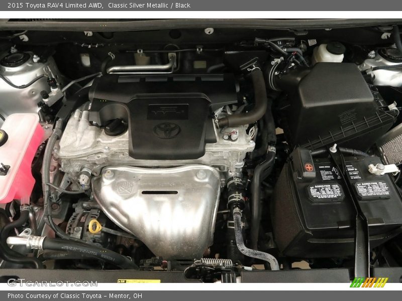 Classic Silver Metallic / Black 2015 Toyota RAV4 Limited AWD