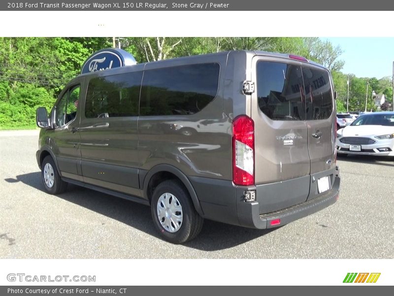 Stone Gray / Pewter 2018 Ford Transit Passenger Wagon XL 150 LR Regular
