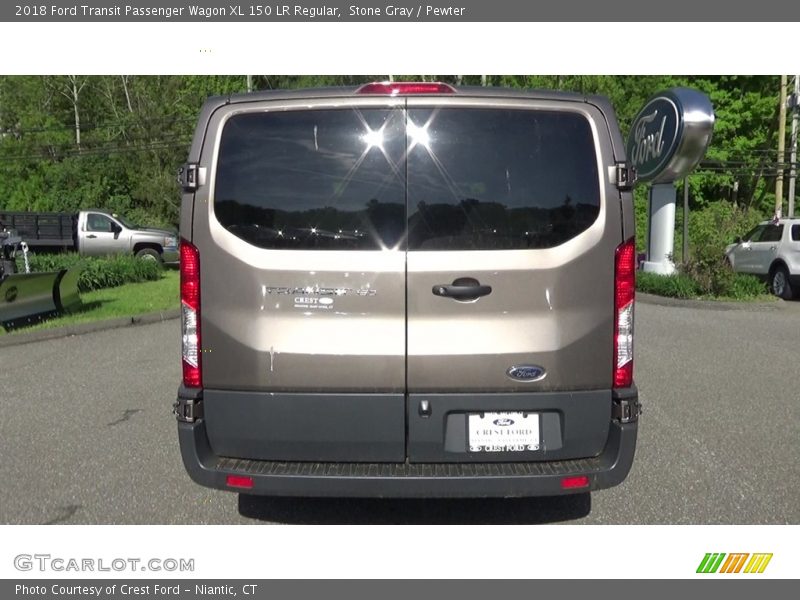 Stone Gray / Pewter 2018 Ford Transit Passenger Wagon XL 150 LR Regular