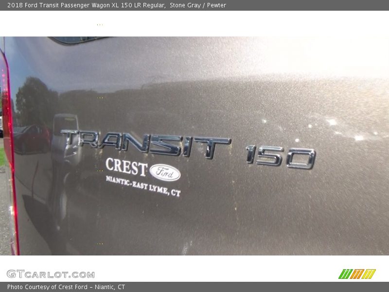 Stone Gray / Pewter 2018 Ford Transit Passenger Wagon XL 150 LR Regular