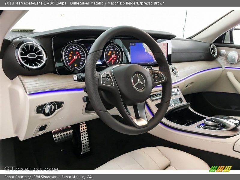 Dashboard of 2018 E 400 Coupe