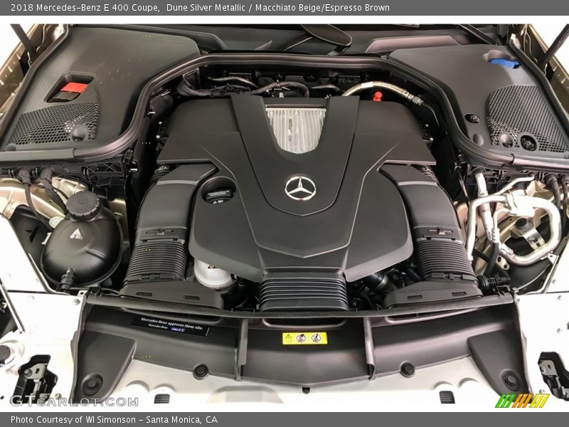  2018 E 400 Coupe Engine - 3.0 Liter Turbocharged DOHC 24-Valve VVT V6