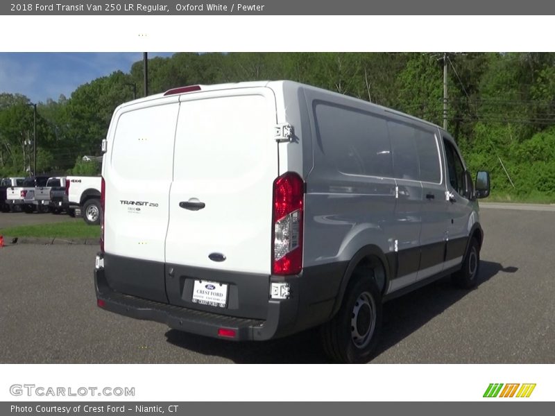 Oxford White / Pewter 2018 Ford Transit Van 250 LR Regular