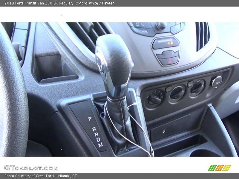 Oxford White / Pewter 2018 Ford Transit Van 250 LR Regular