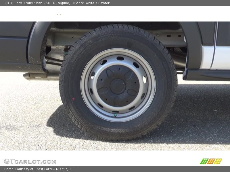 Oxford White / Pewter 2018 Ford Transit Van 250 LR Regular