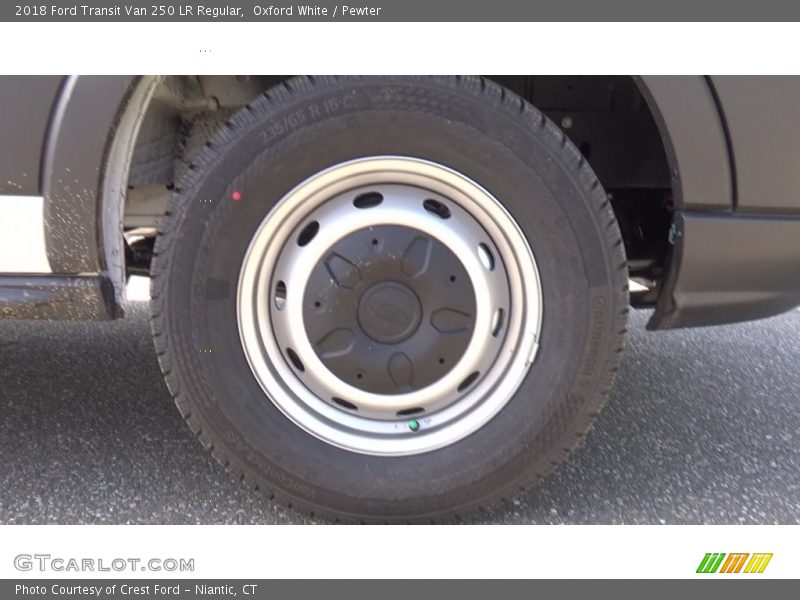 Oxford White / Pewter 2018 Ford Transit Van 250 LR Regular