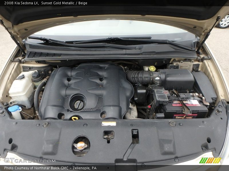 Sunset Gold Metallic / Beige 2008 Kia Sedona LX