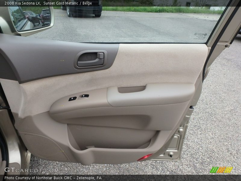 Sunset Gold Metallic / Beige 2008 Kia Sedona LX
