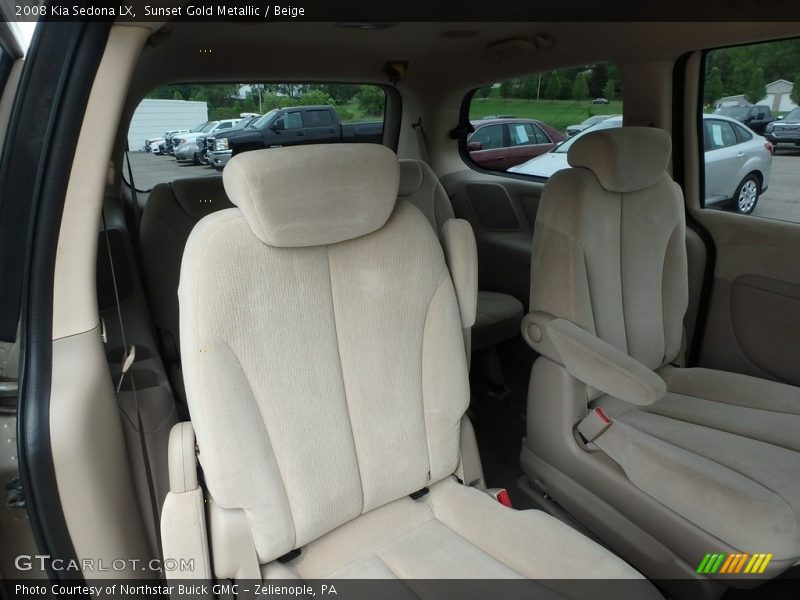 Sunset Gold Metallic / Beige 2008 Kia Sedona LX