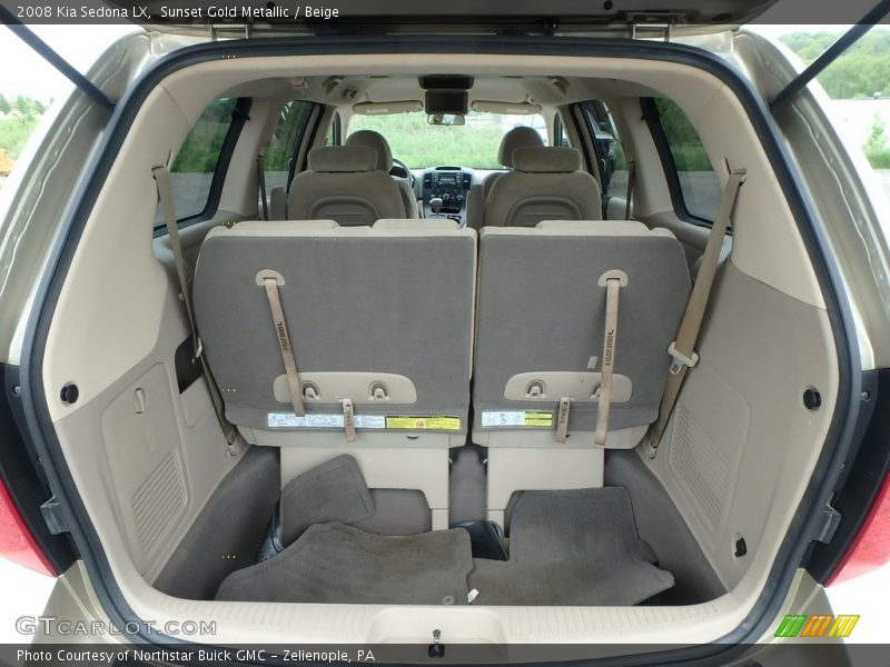 Sunset Gold Metallic / Beige 2008 Kia Sedona LX