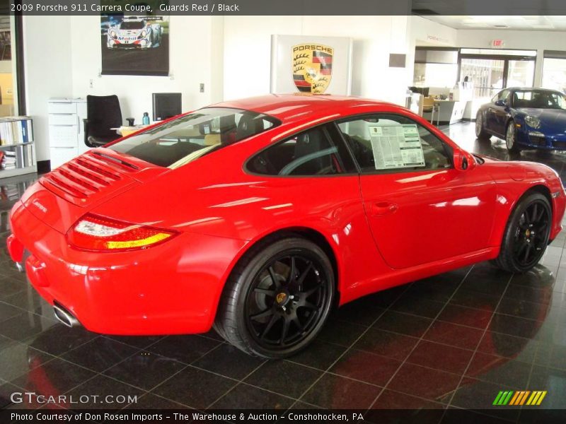 Guards Red / Black 2009 Porsche 911 Carrera Coupe