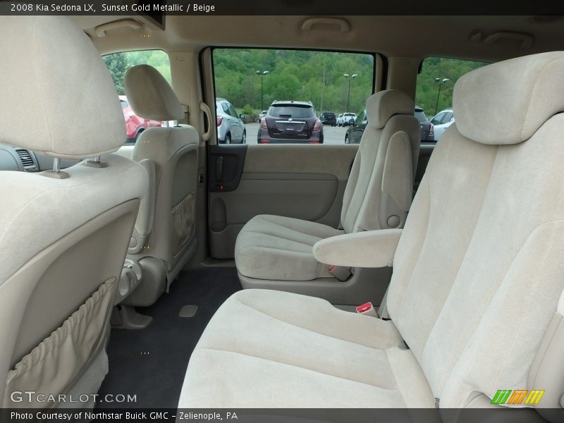 Sunset Gold Metallic / Beige 2008 Kia Sedona LX