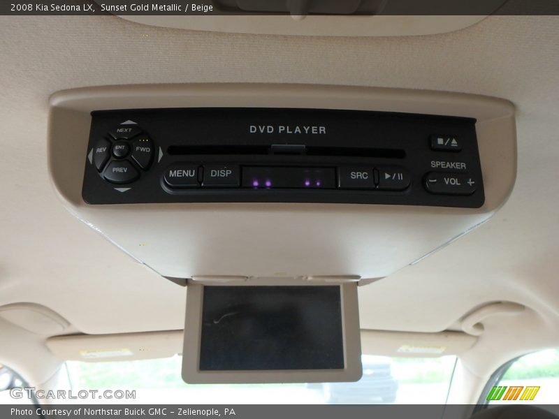 Sunset Gold Metallic / Beige 2008 Kia Sedona LX